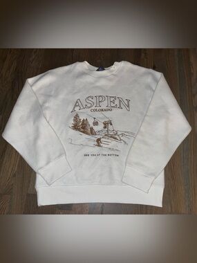 NWT Universal Thread Aspen Colorado Graphic Crewneck Sweatshirt XS